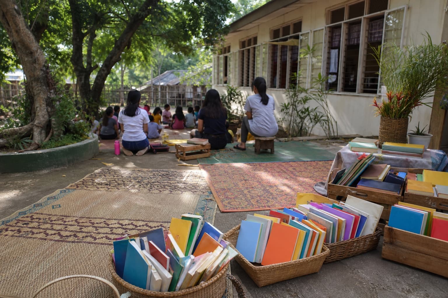 Community Reading Caravan project photograph